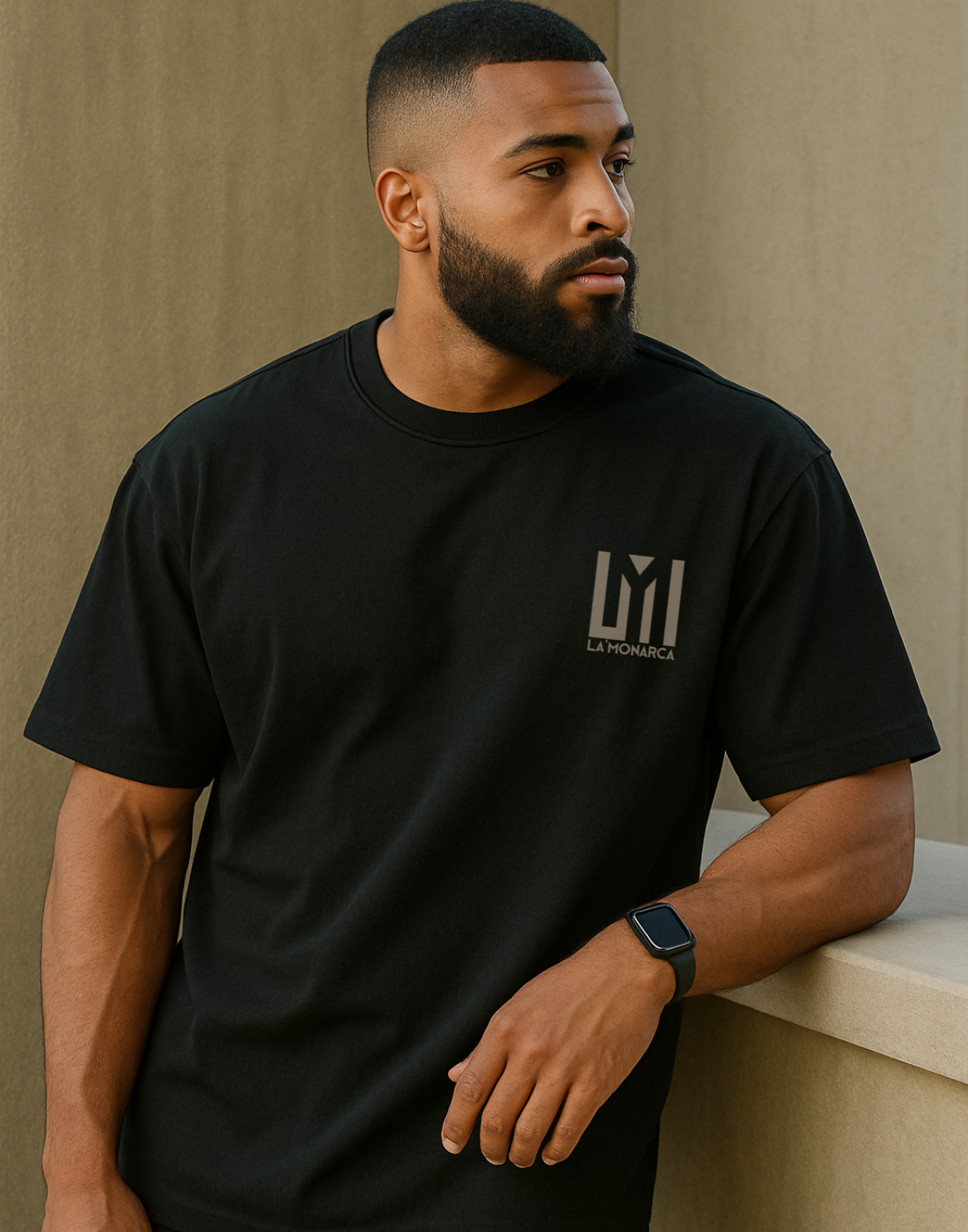 Squad Black Oversized Graphic Printed Tshirt