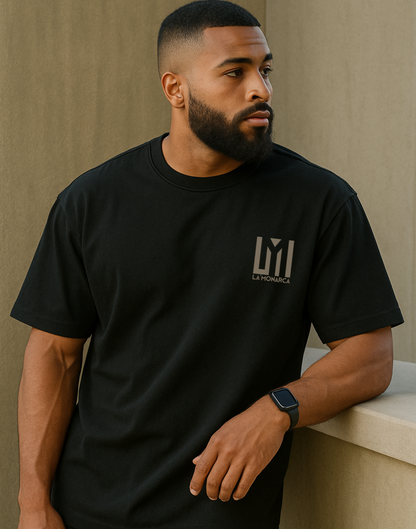 Squad Black Oversized Graphic Printed Tshirt