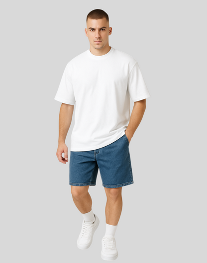 White Oversized Plain T-Shirt